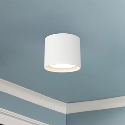 Uma 7" dimmable LED Semi-Flush Mount