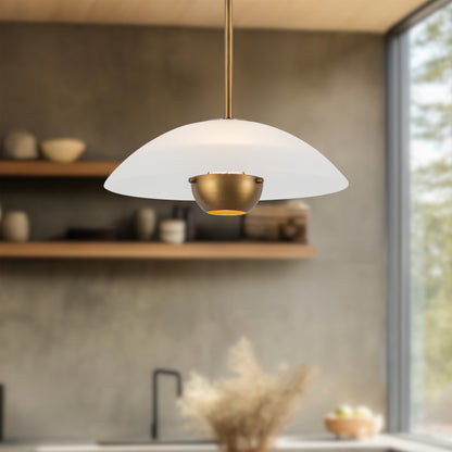 Umbra 14" Brass Pendant