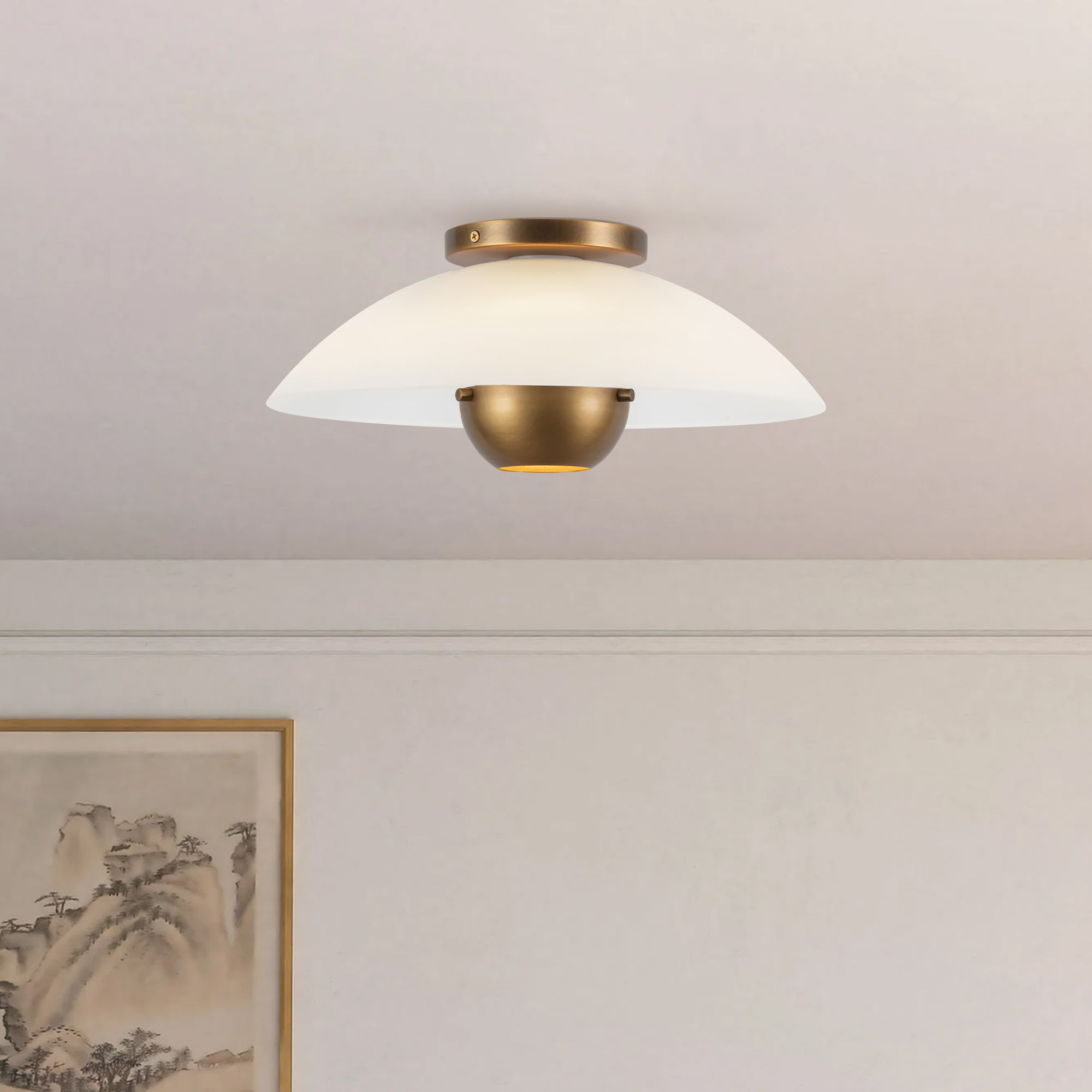 Umbra 14" Semi-Flush Mount