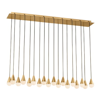 Cupola Alabaster 18 Light Chandelier