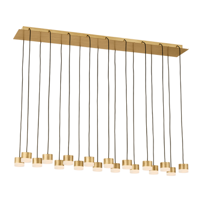 Gable Alabaster 18 Light Chandelier