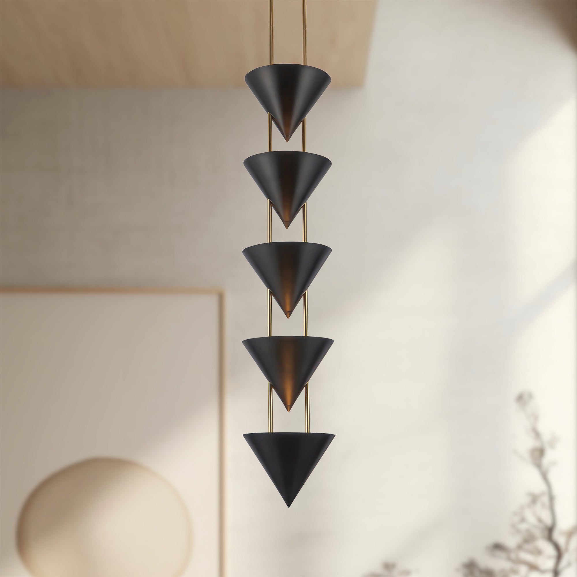 Versus 10" Black Pendant