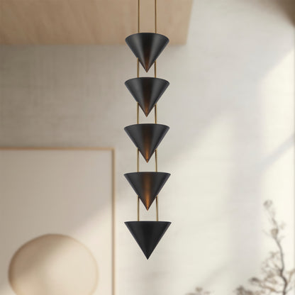 Versus 10" Black Pendant