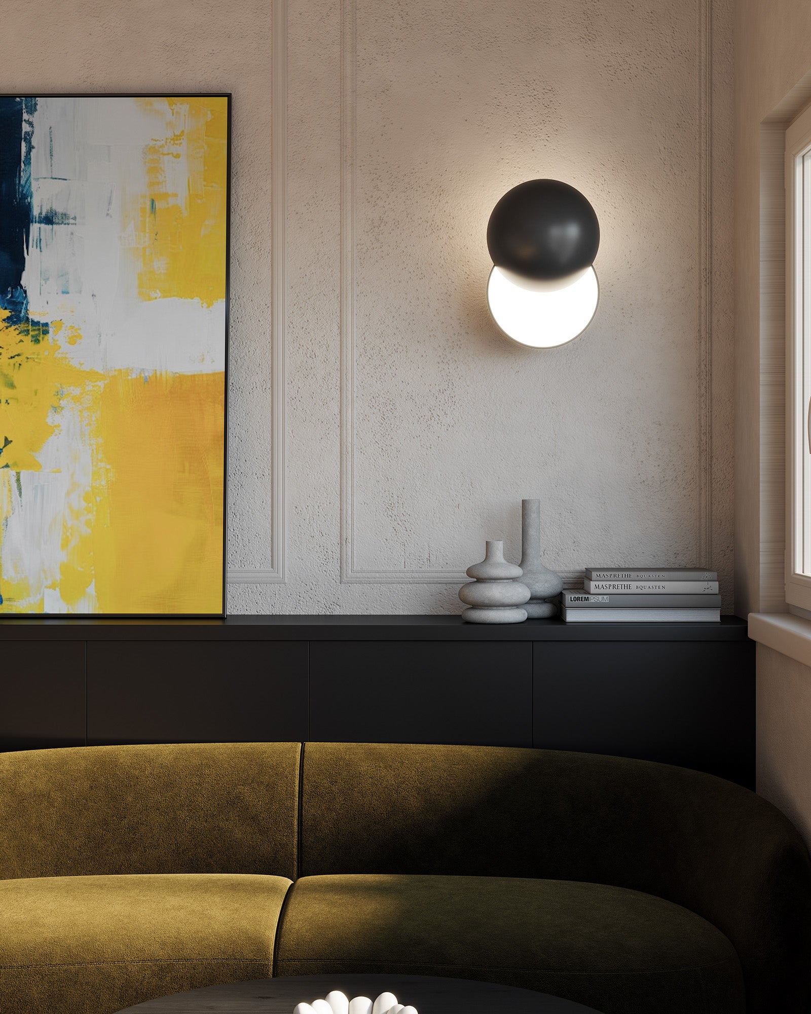 Void 12" dimmable LED Wall Sconce