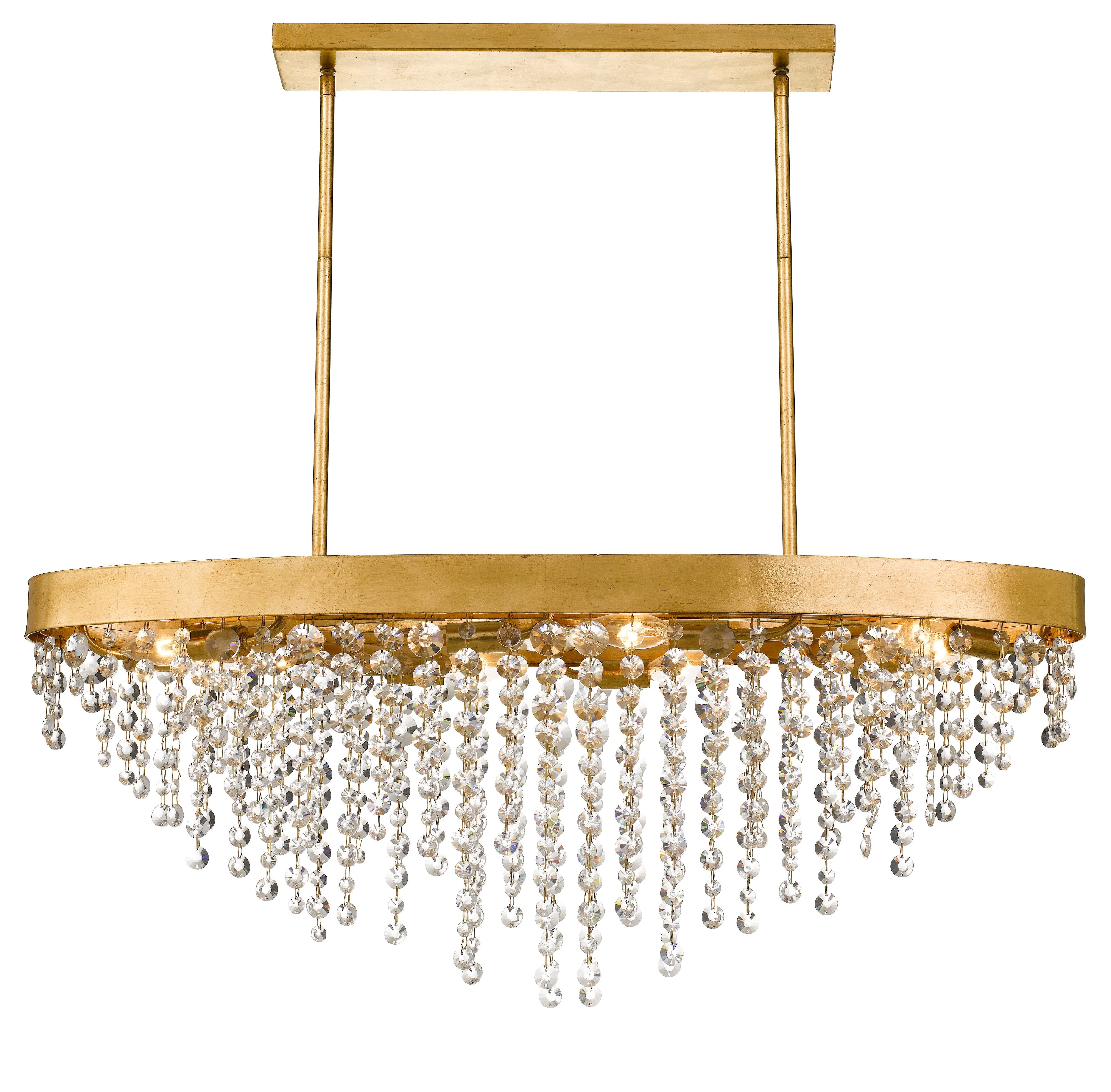 Winham 36'' Linear Oval Chandelier