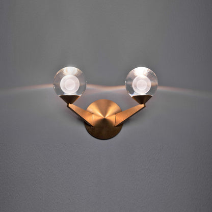 Double Bubble Wall Sconce Light