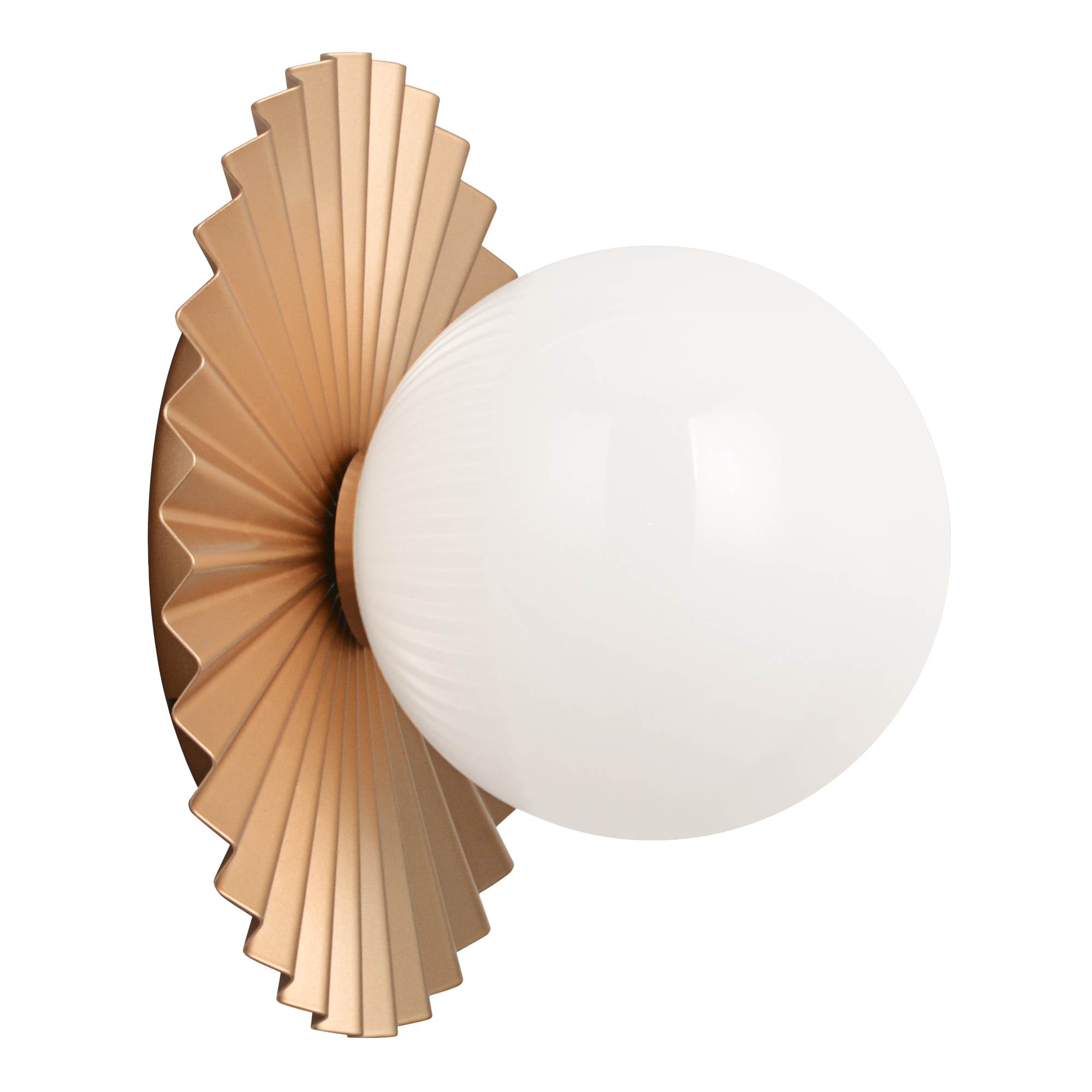 Modern Ruff Wall Sconce/Ceiling Mount