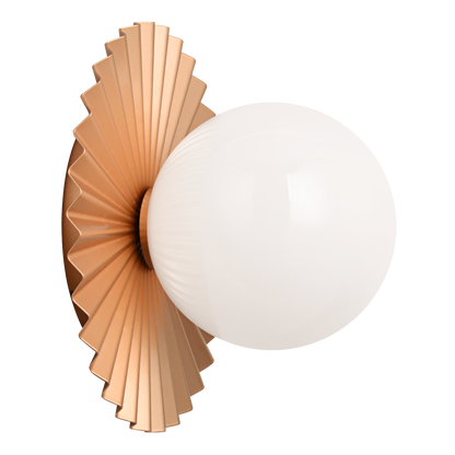 Modern Ruff Wall Sconce/Ceiling Mount