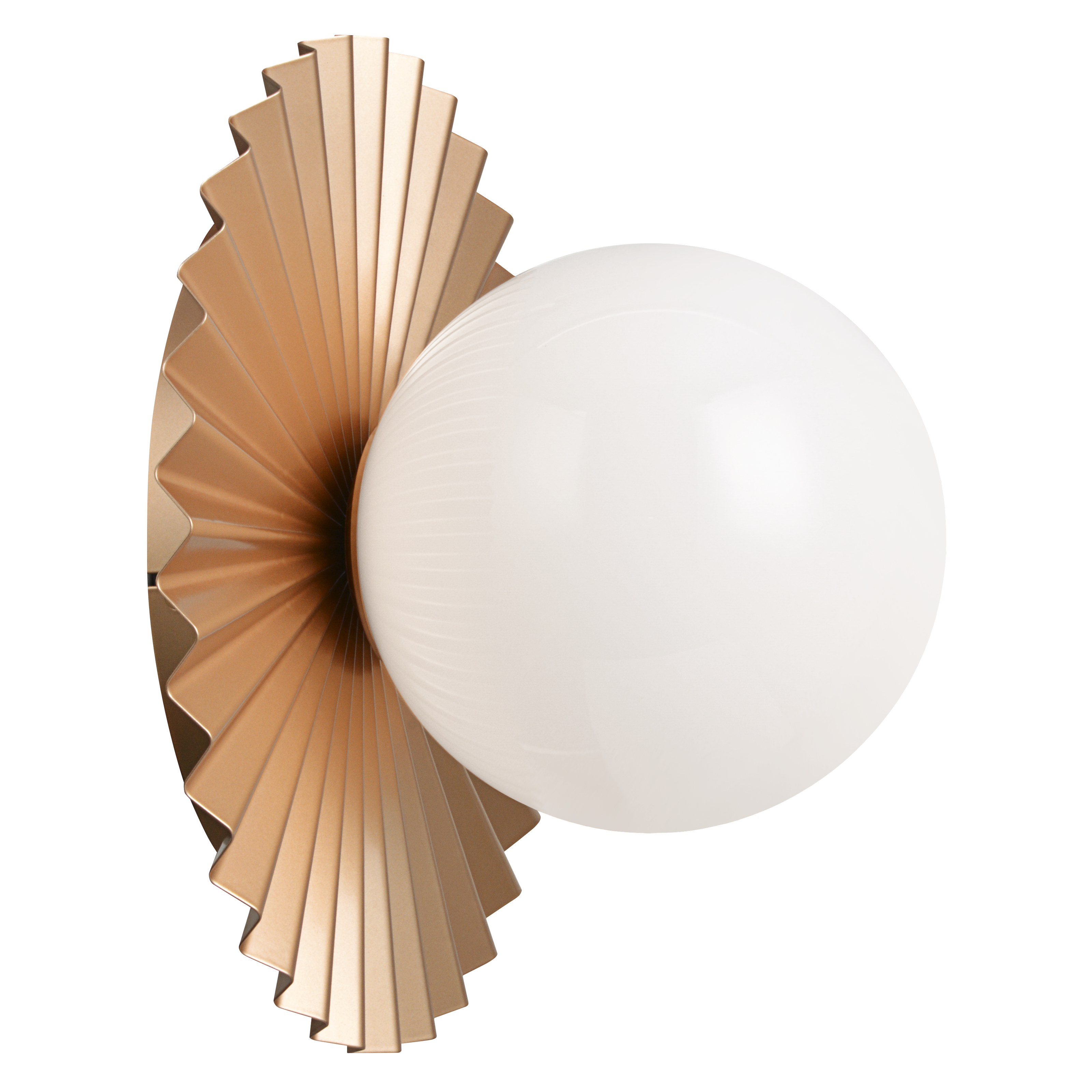 Modern Ruff Wall Sconce/Ceiling Mount