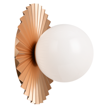 Modern Ruff Wall Sconce/Ceiling Mount