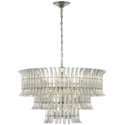 Rhine 34" Three Tier Chandelier