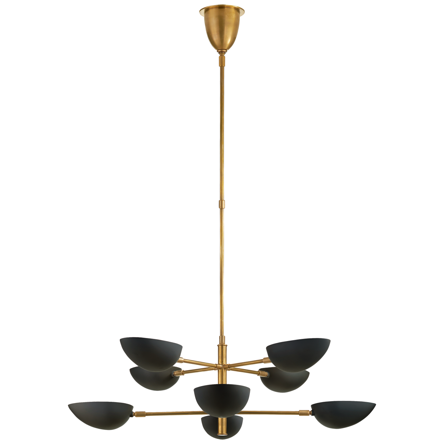 Graphic Large Two-Tier Chandelier