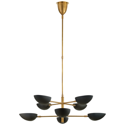 Graphic Large Two-Tier Chandelier