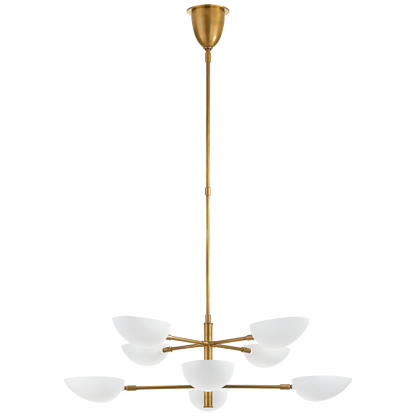 Graphic Large Two-Tier Chandelier
