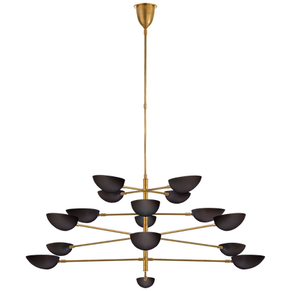 Graphic Grande Four-Tier Chandelier