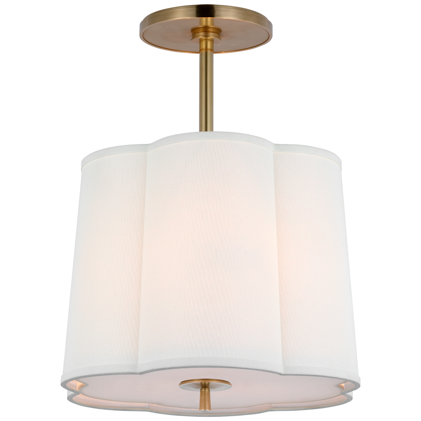 Simple Scallop Hanging Shade