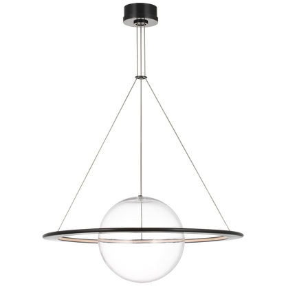 Cosmos 28" Ring and Orb Chandelier