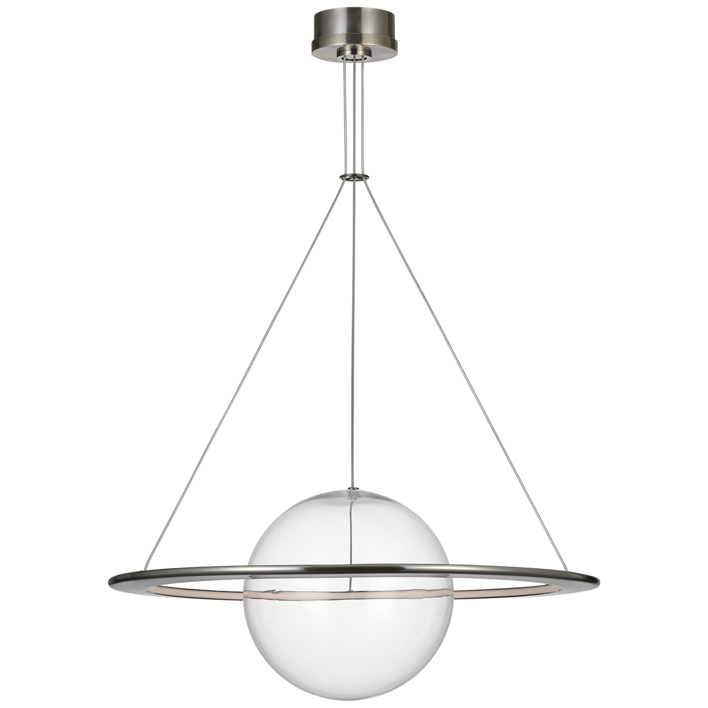 Cosmos 28" Ring and Orb Chandelier