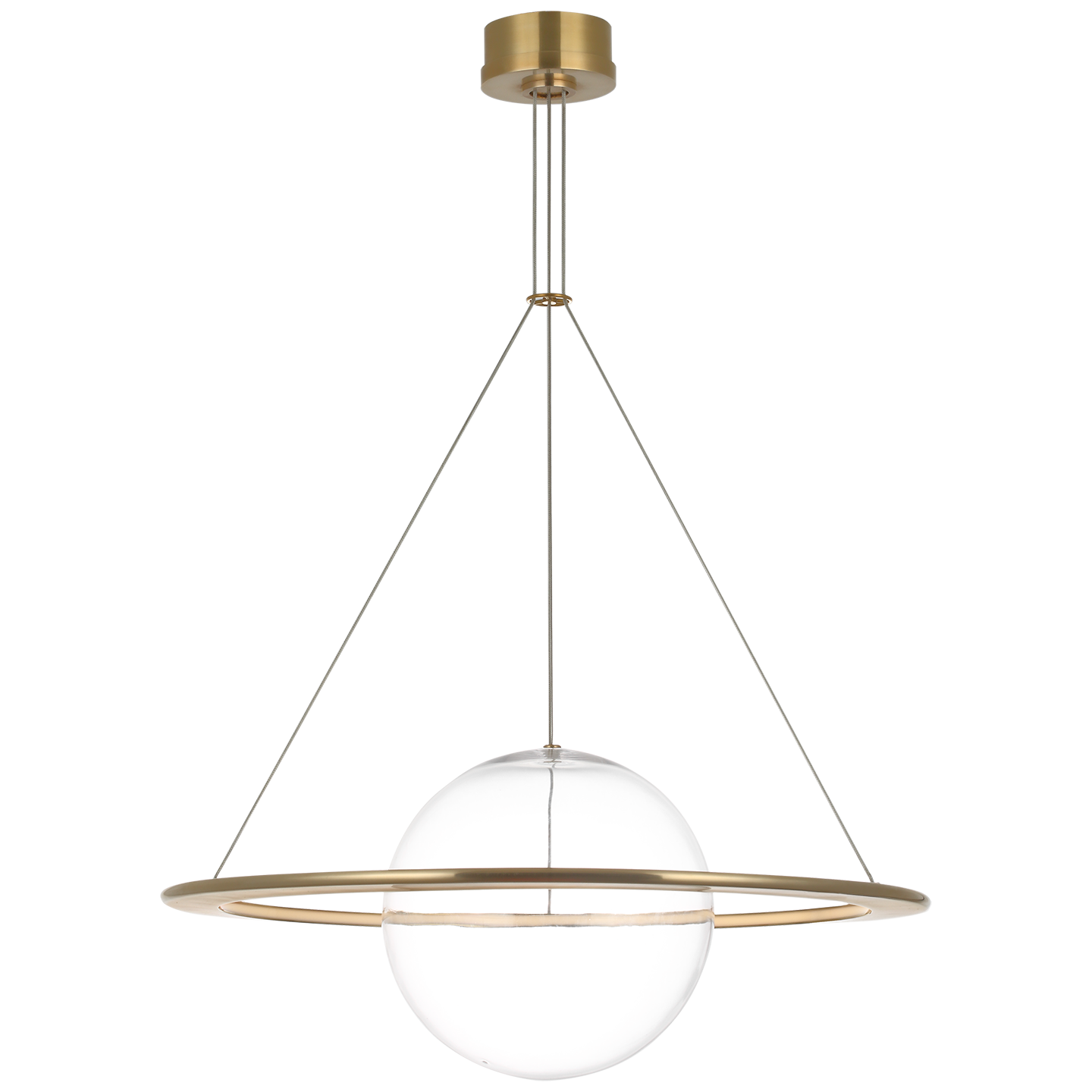 Cosmos 28" Ring and Orb Chandelier