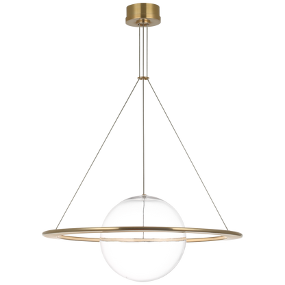 Cosmos 28" Ring and Orb Chandelier