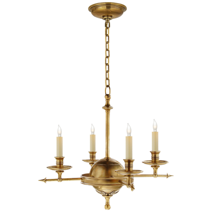 Leaf and Arrow Small Chandelier