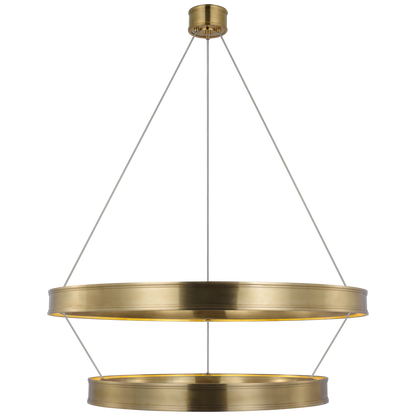Connery 40" Two-Tier Ring Chandelier