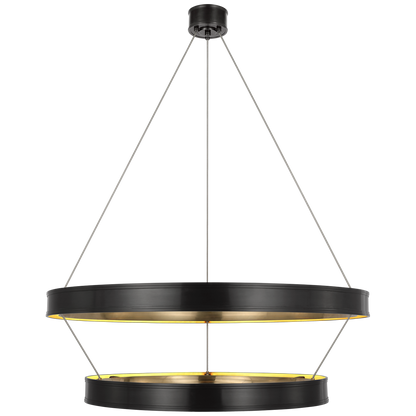 Connery 40" Two-Tier Ring Chandelier