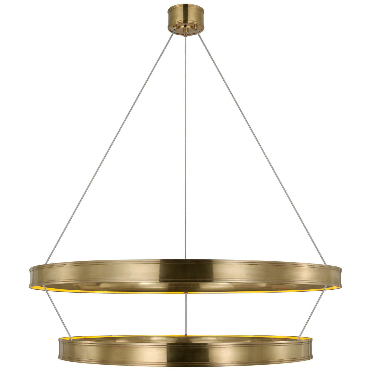 Connery 50" Two-Tier Ring Chandelier