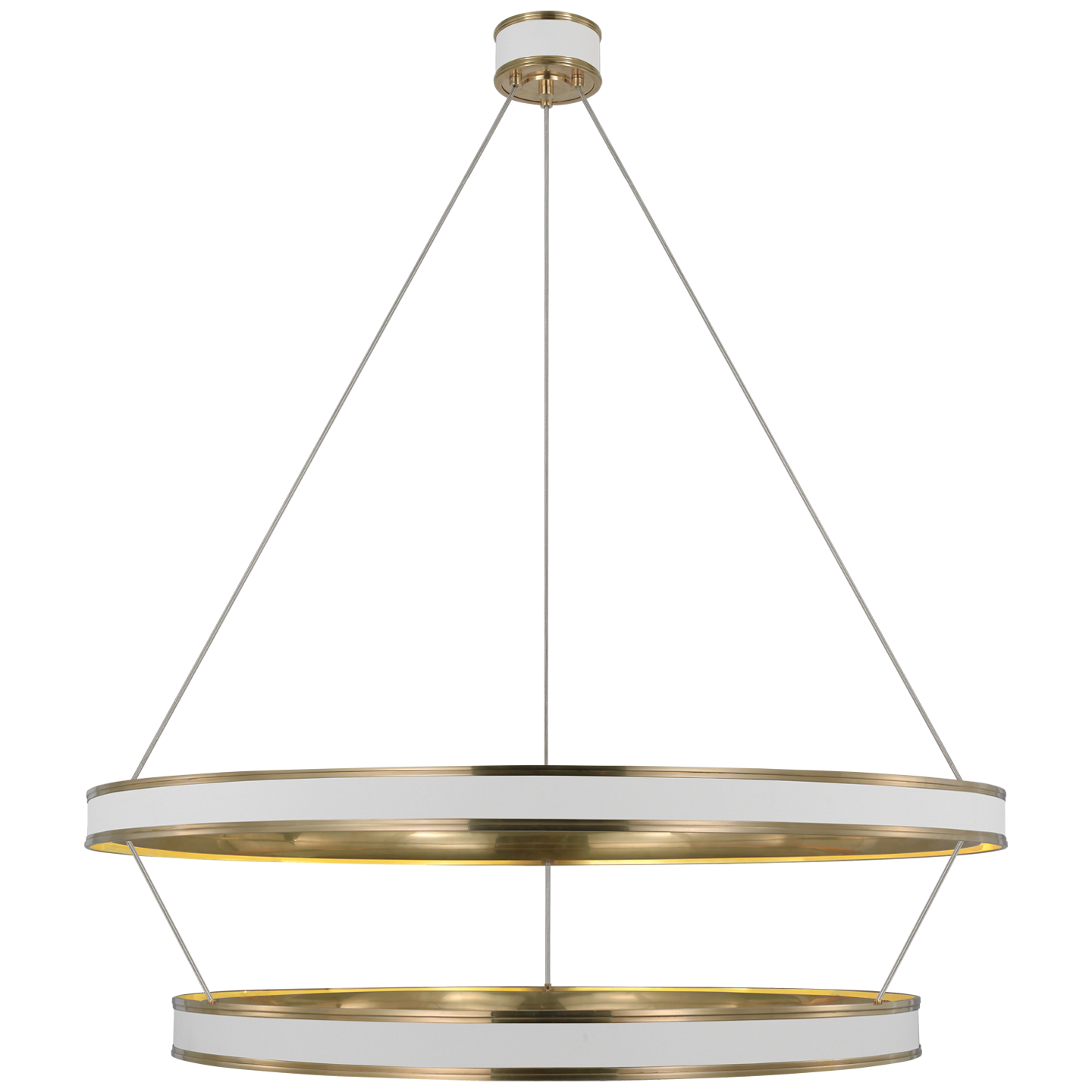Connery 50" Two-Tier Ring Chandelier