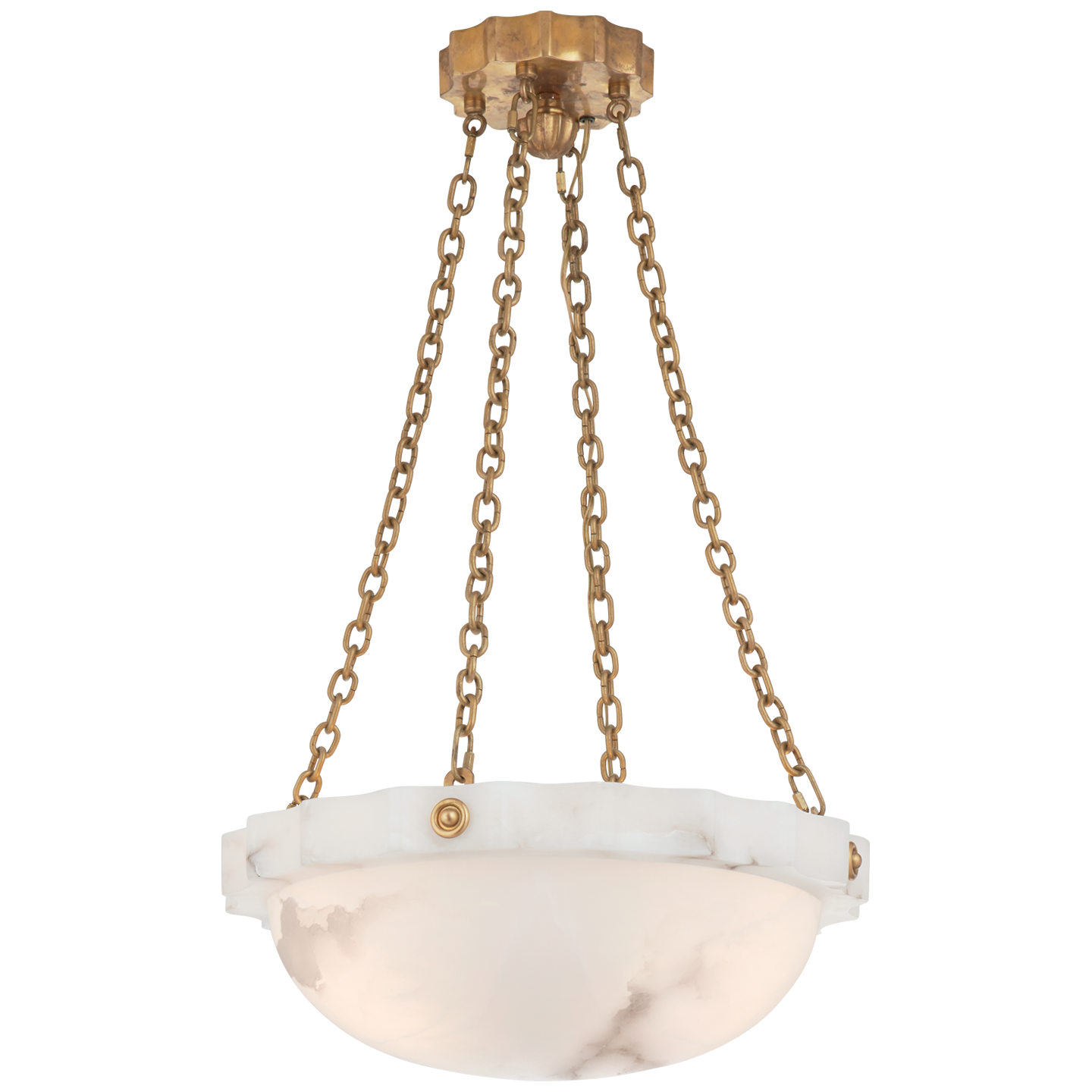 Fluted Band Medium Chandelier