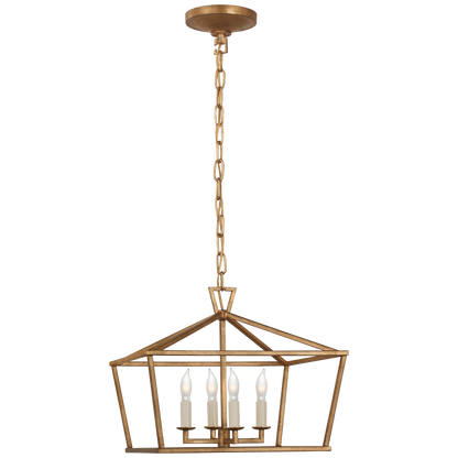 Darlana Wide Semi-Flush Mount Lantern