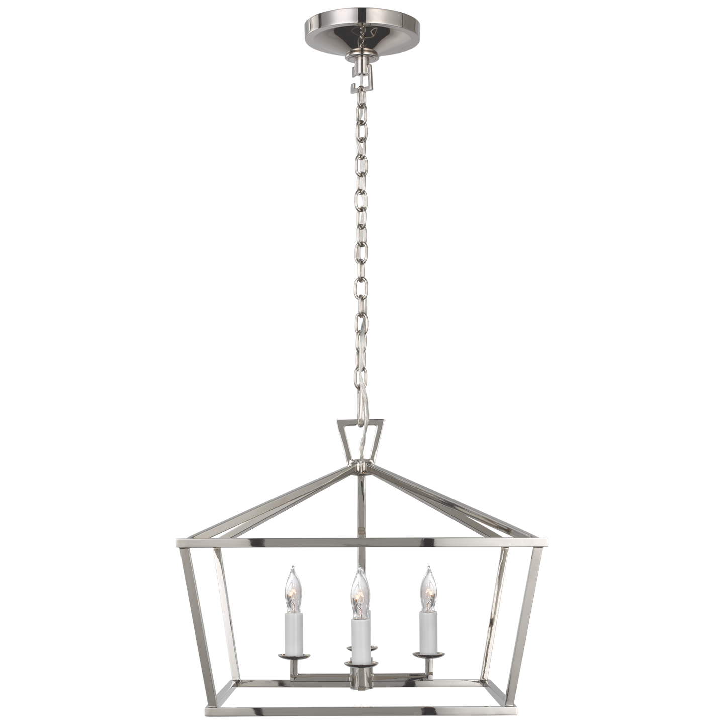 Darlana Wide Semi-Flush Mount Lantern