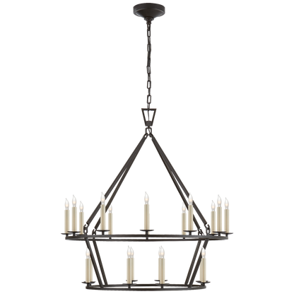 Darlana Medium Two-Tier Chandelier