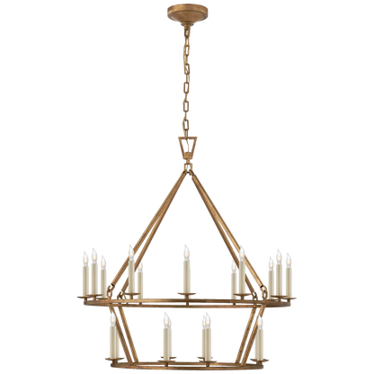Darlana Medium Two-Tier Chandelier