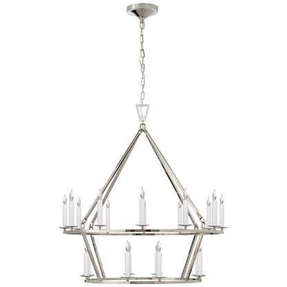 Darlana Medium Two-Tier Chandelier