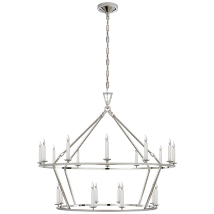 Darlana Large Two-Tiered Ring Chandelier