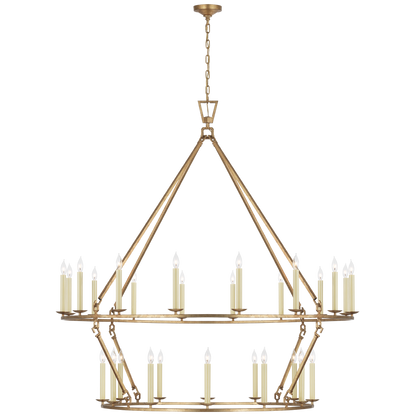 Darlana Oversized Two Tier Chandelier