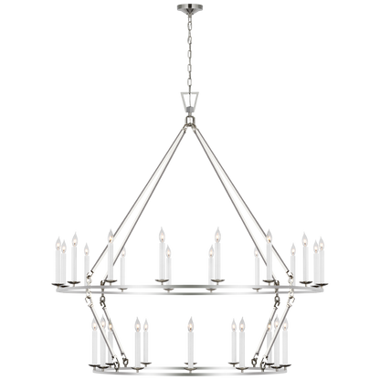 Darlana Oversized Two Tier Chandelier
