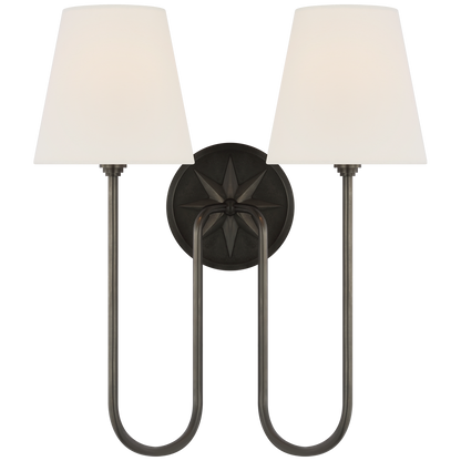Polaris 17" Double Sconce