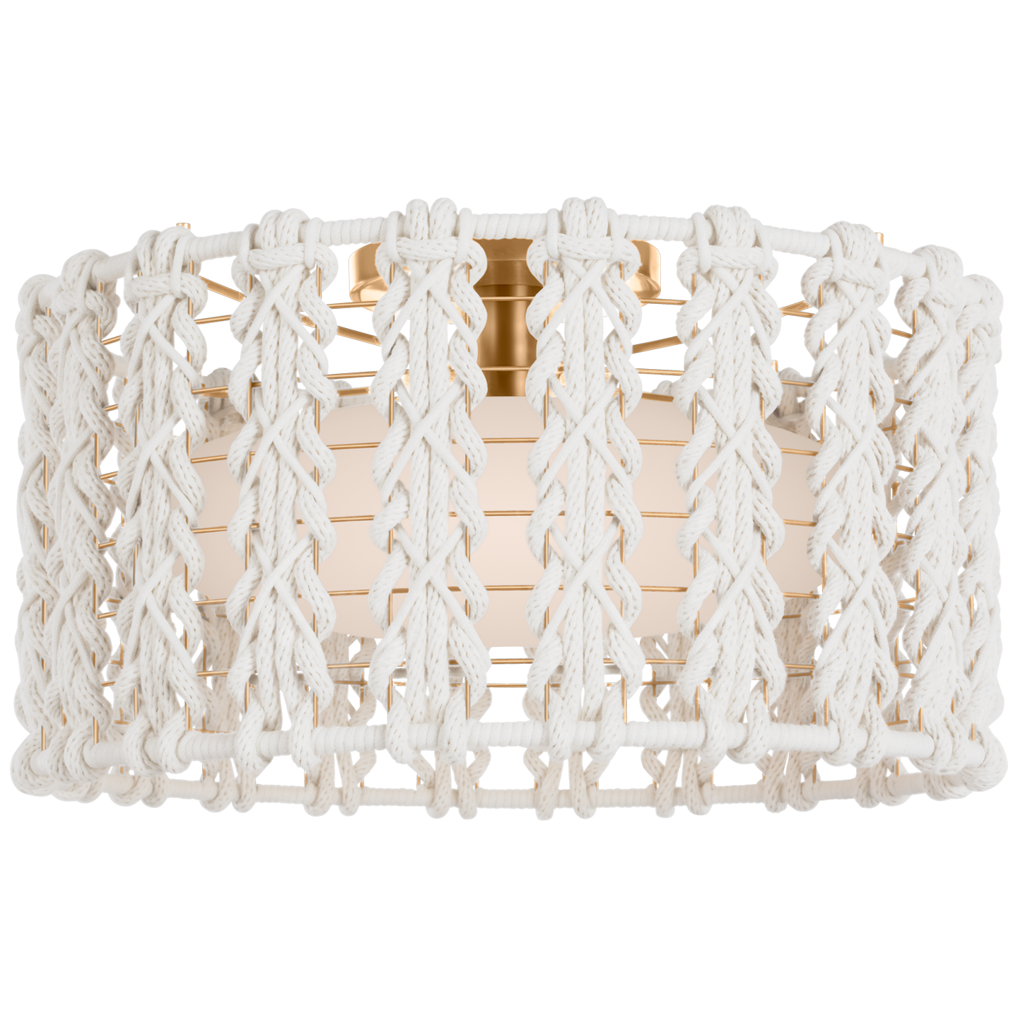 Catania Braided Flush Mount
