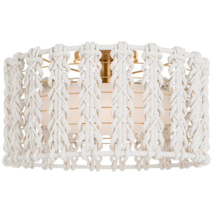 Catania Braided Flush Mount