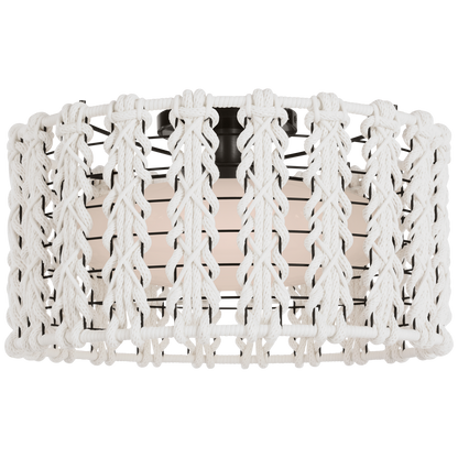Catania Braided Flush Mount