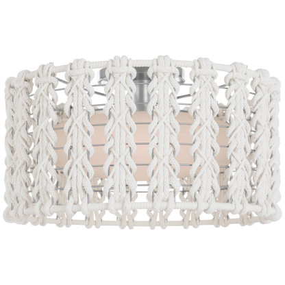 Catania Braided Flush Mount