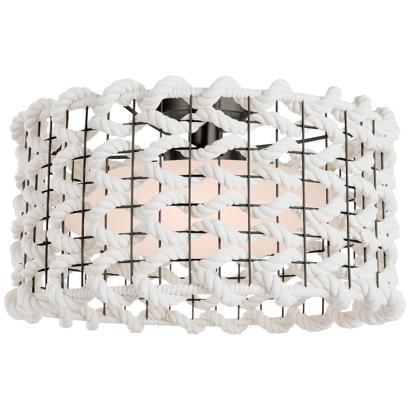 Catania Woven Flush Mount
