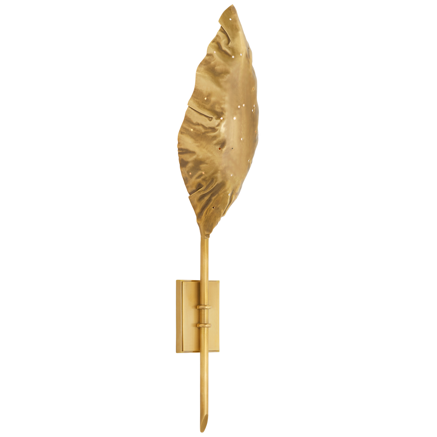 Dumaine Single Pierced Leaf Sconce