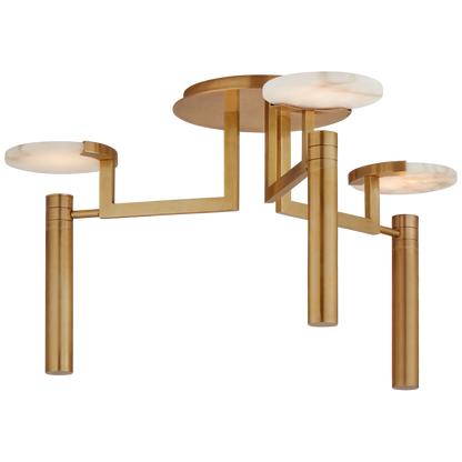 Melange Floating Disc Semi-Flush Chandelier