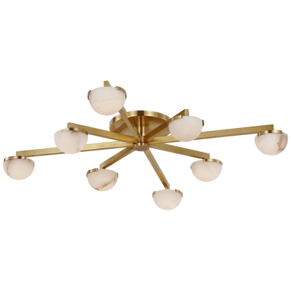 Pedra Staggered Arm Flush Mount