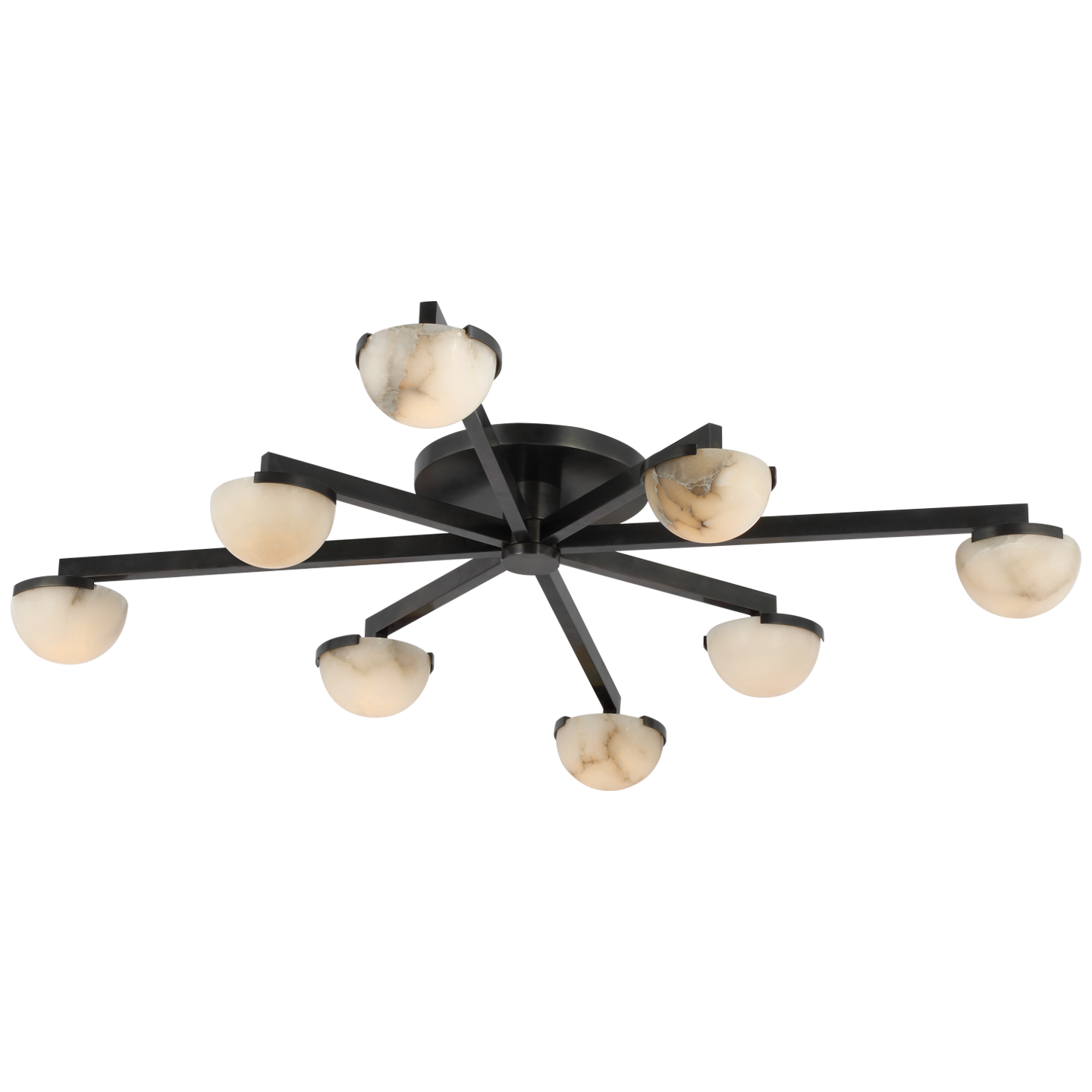 Pedra Staggered Arm Flush Mount