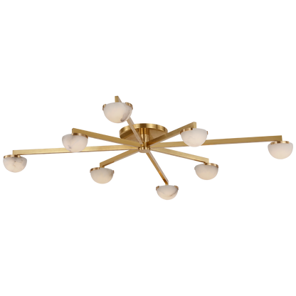 Pedra Staggered Arm Flush Mount