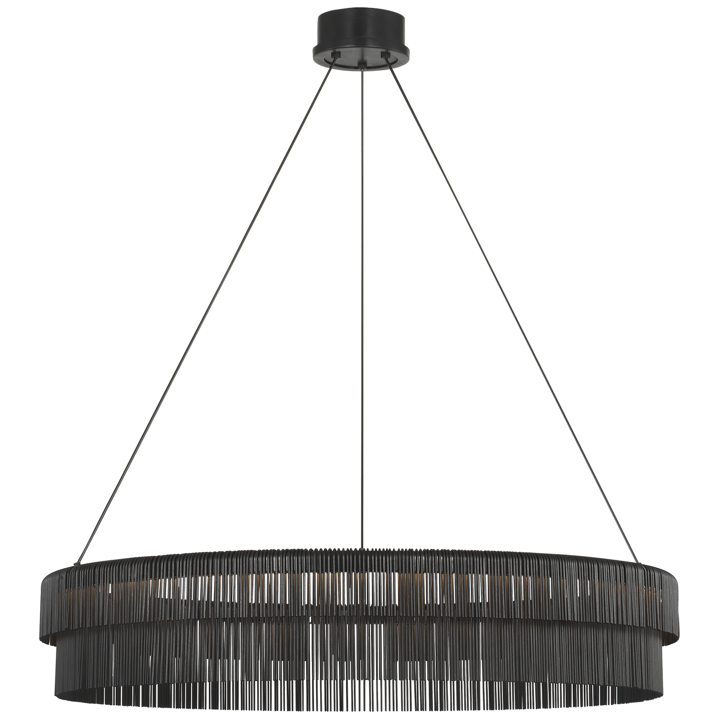 Differo 34" Layered Ring Chandelier